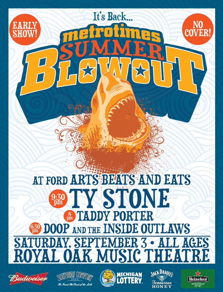 Ty Stone Metrotimes Summer Blowout